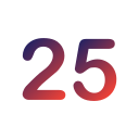 número 25 icon