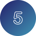 número 5 icon