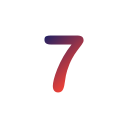 numero 7 icon