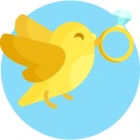 pájaro del amor icon