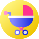 carrito de bebé icon