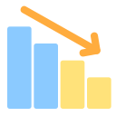 disminución icon