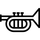 Trumpet Icon Icongeek26 Glyph