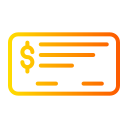 cheque bancario icon