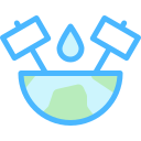 ahorrar agua icon