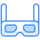 gafas 3d icon