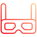 gafas 3d icon