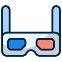 gafas 3d icon