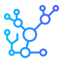 estructura molecular icon