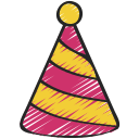 sombrero de fiesta icon