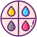 cmyk icon