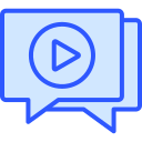 chat de video icon