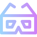 gafas 3d icon