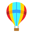 Hot air balloon icon