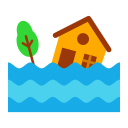 casa inundada icon