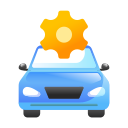 servicio de auto icon