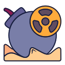 bomba nuclear icon