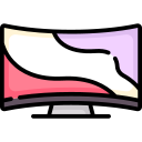 monitor curvo icon