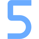 número 5 icon