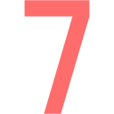 numero 7 icon