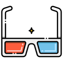 gafas 3d icon