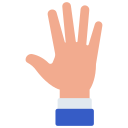 levantar la mano icon