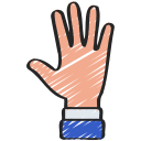 levantar la mano icon