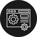 web maintenance icon