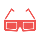 gafas 3d icon