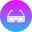 gafas 3d icon