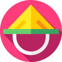 sombrero de bambú icon