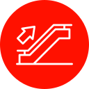 escalera mecánica icon