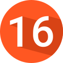 número 16 icon