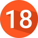 número 18 icon