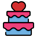 pastel de boda icon