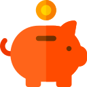 Piggy bank icon