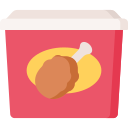 cubo de pollo icon