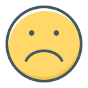 Sad - free icon