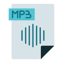 extensión mp3 icon