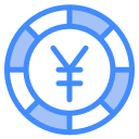 yen japonés icon