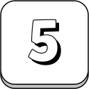 número 5 icon