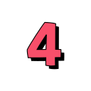 número 4 icon