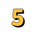 número 5 icon