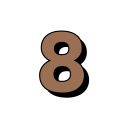 numero 8 icon