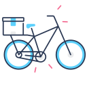 bicicleta de reparto icon