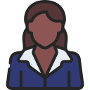 mujer de negocios icon