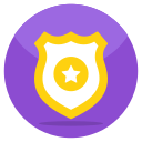 insignia del sheriff icon