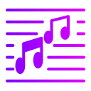 Music notes icon