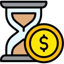 el tiempo es dinero icon