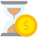 el tiempo es dinero icon